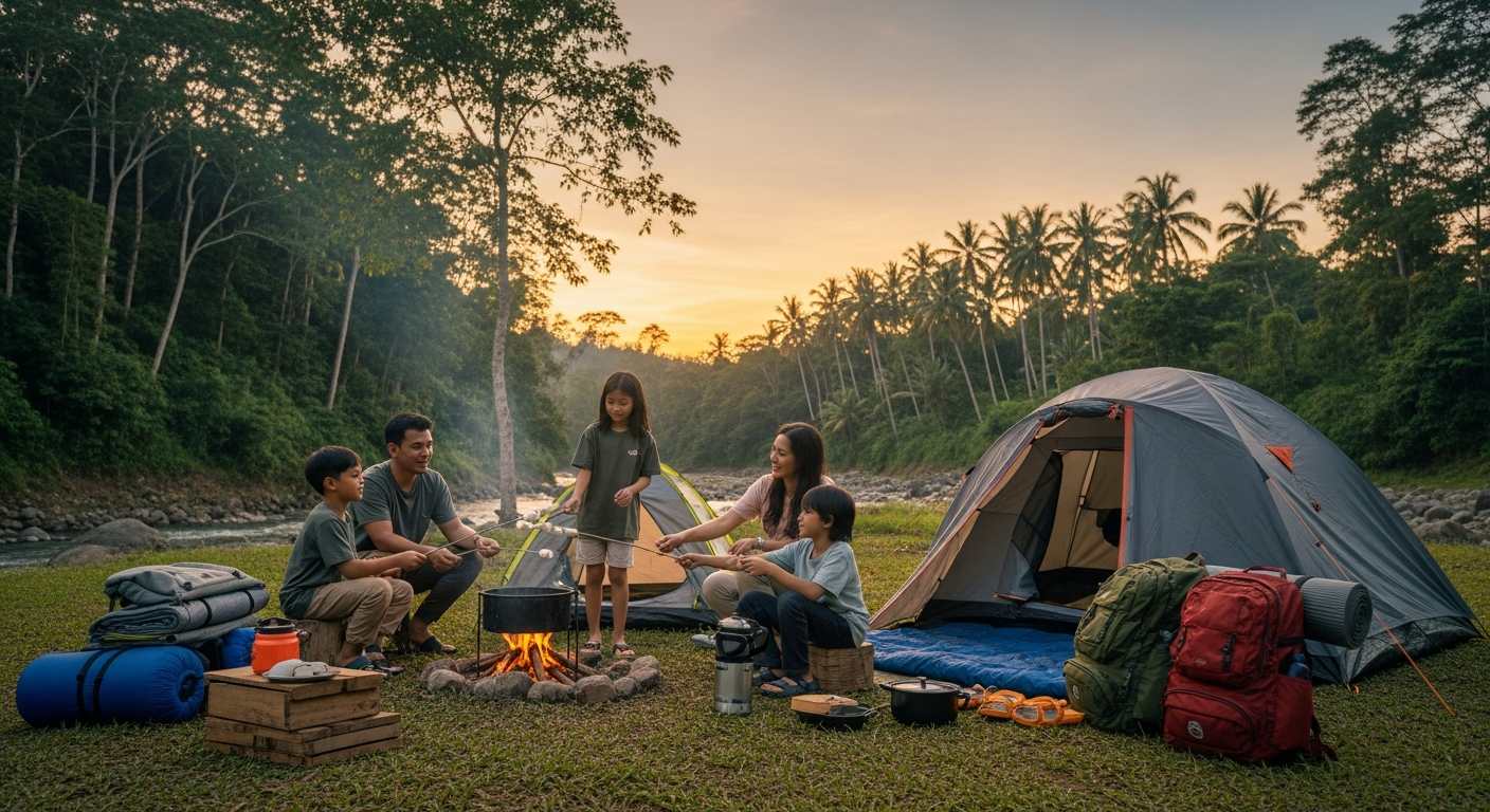 Total Cost of a Family Camping Trip at Tidorespice in Spring 2027